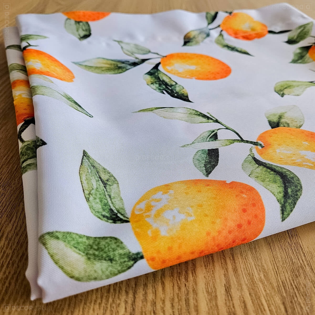 Vorhang Orangen für die Küche