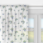 Gardinen mit Heidelbeeren Muster für Küche und Vorraum