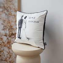 Dekokissen Hochzeit individueller Druck