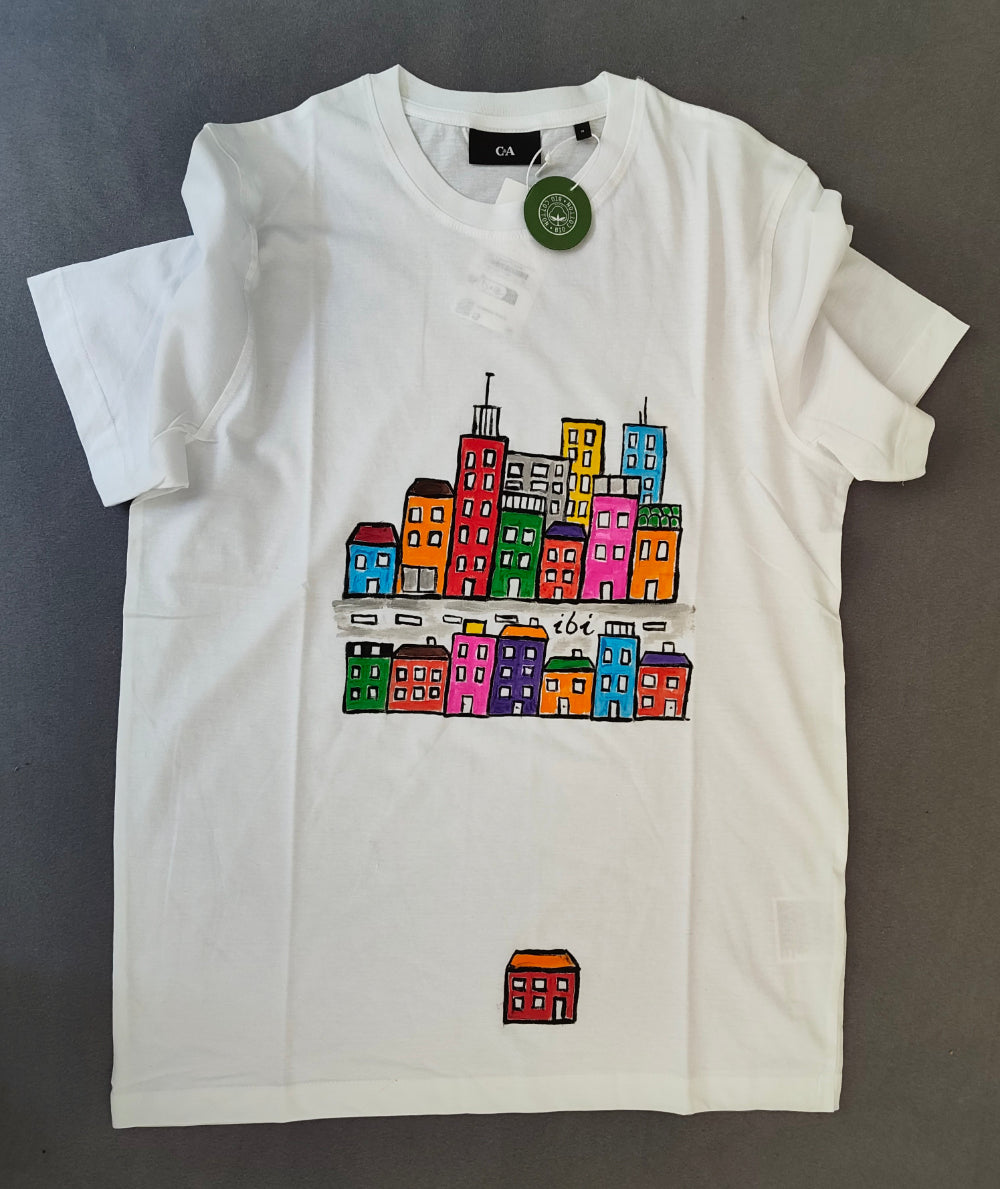 Handbemaltes T-Shirt Ibi Wien Liesing