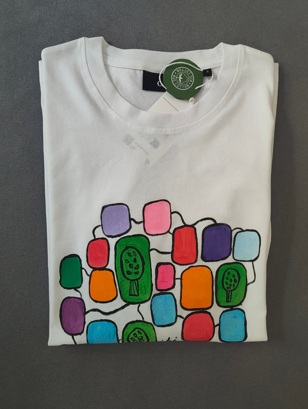 Ecosystem T-Shirt handbemalt in Wien