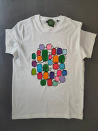 Handgemaltes T-Shirt Ibi Ecosystem bunt