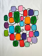 Muster T-Shrt handbemalt Ecosystem