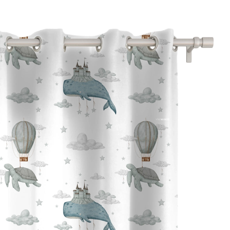 Vorhang blauer Wahl für Kinderzimmer alle Größen