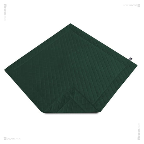 Spielmatte Flaschengrün Velvet 110 x110 cm