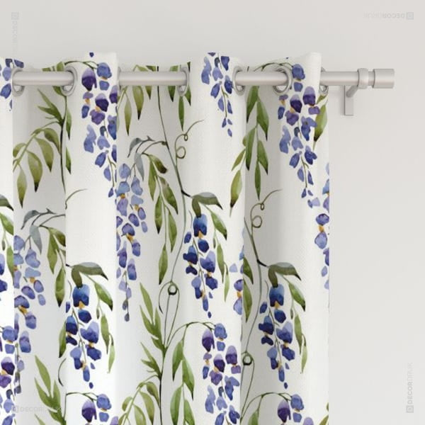 Vorhänge für Küche oder Wohnzimmer Glyzinien