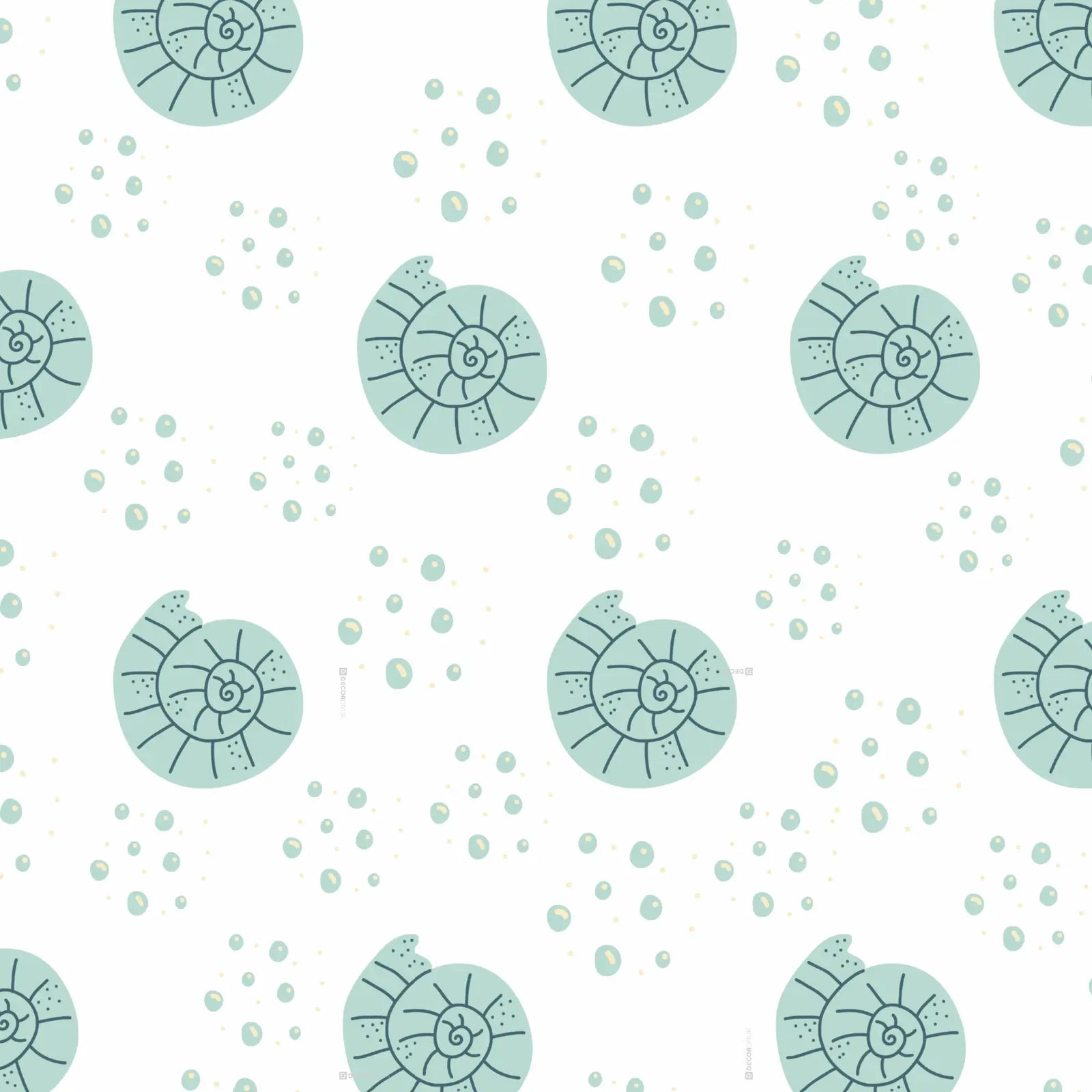 Muscheln Vorhang Muster