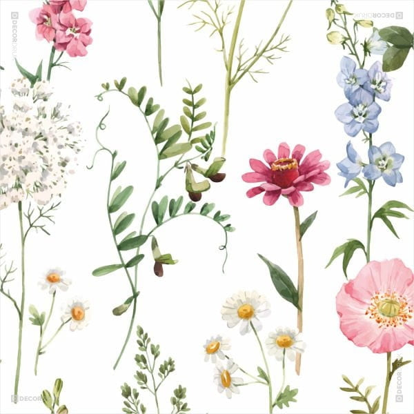 Vorhang Blumen im Garten