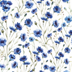 Kornblumen Vorhang Muster