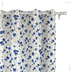 Vorhänge Küche Kornblumen