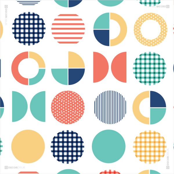 Tischläufer bunte Kreise