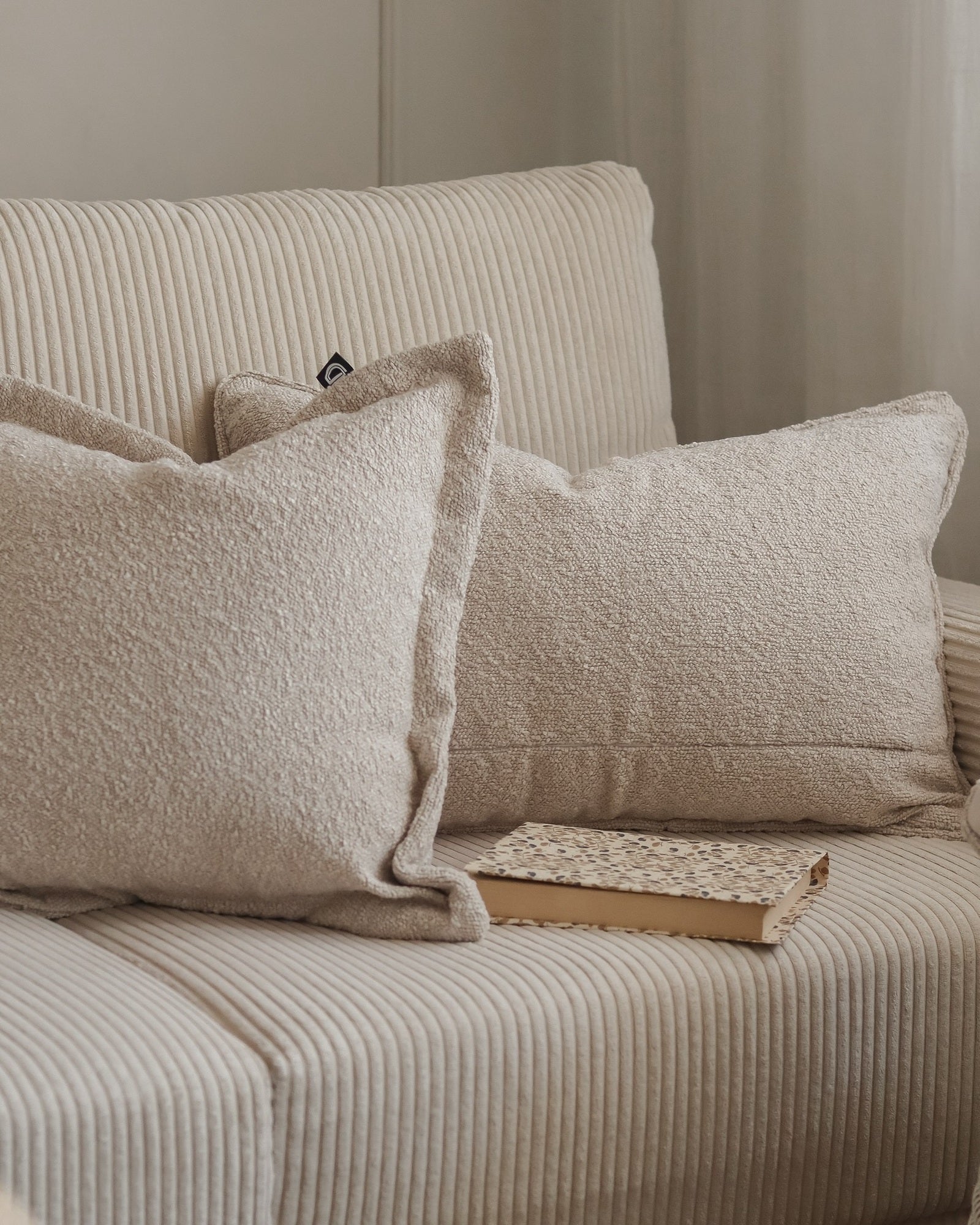 Dekokissen Boucle Creme