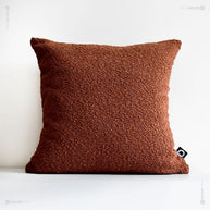 Kissen Boucle Hellbraun 40x40 oder 50x50cm