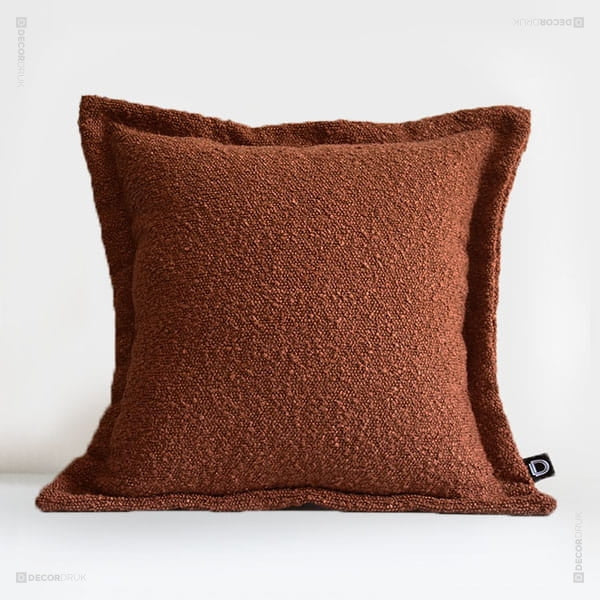 Dekokissen Boucle Hellbraun