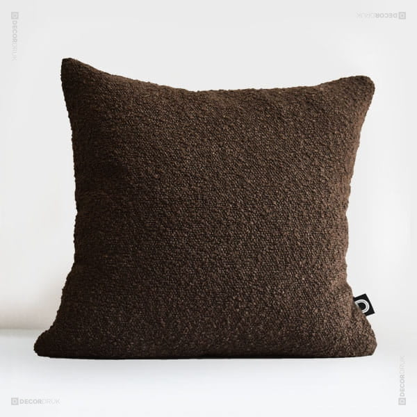 Kissen Boucle Braun