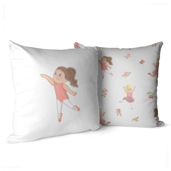 Decokissen für Kinderzimmer Baletttäntzerin