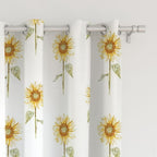 Vorhänge Küche Sonnenblumen