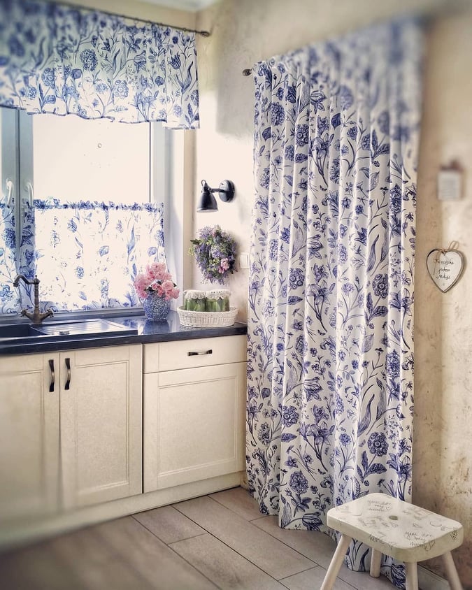 Küche Vorhänge bunt