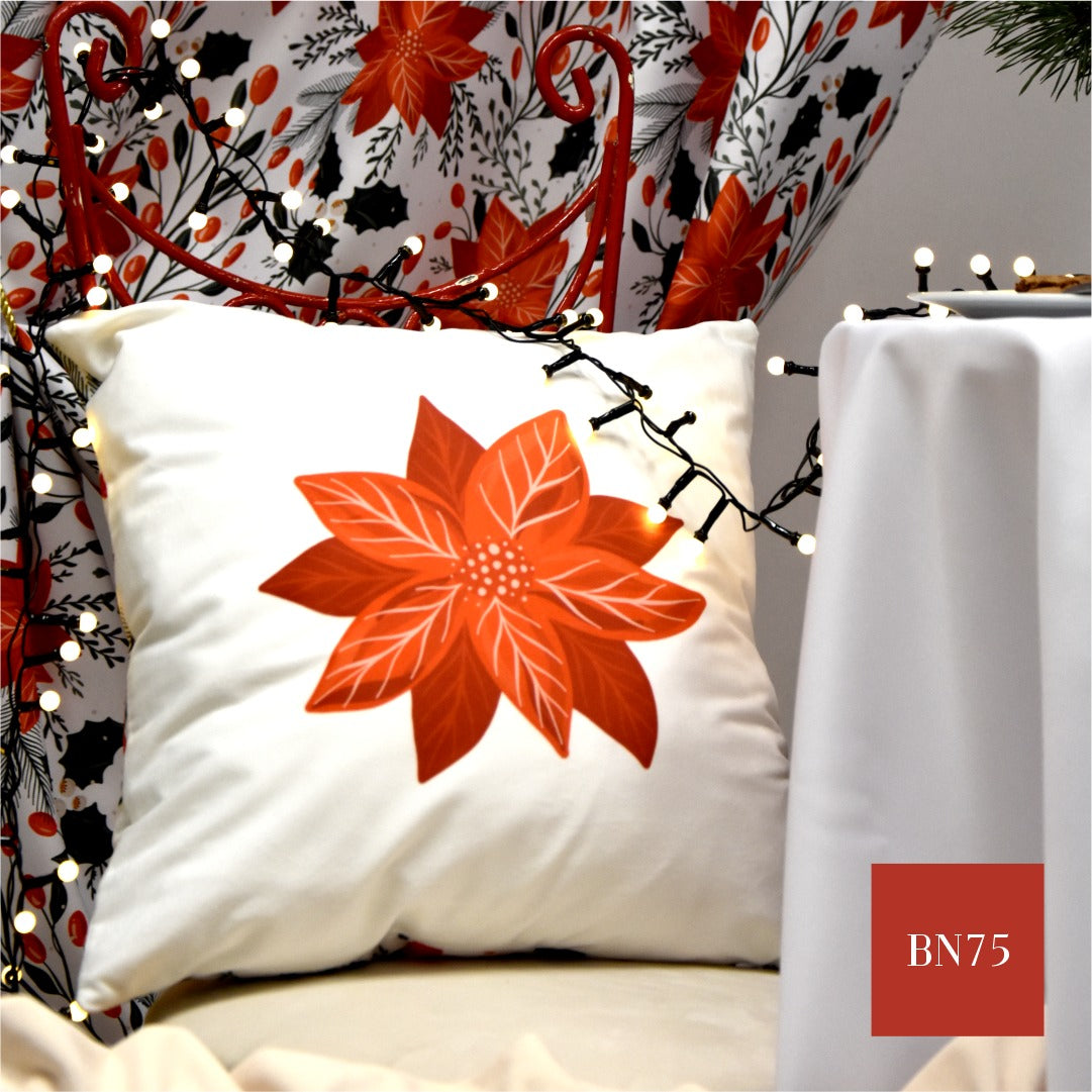 Dekokissen orangene Blume