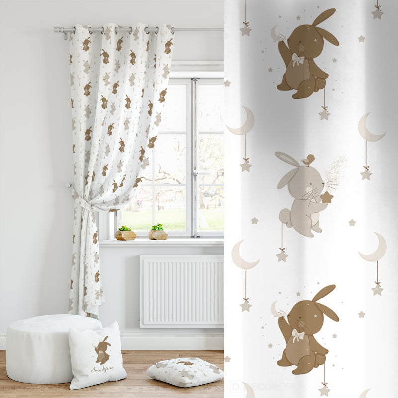 Kinderzimmer Vorhänge Hasen