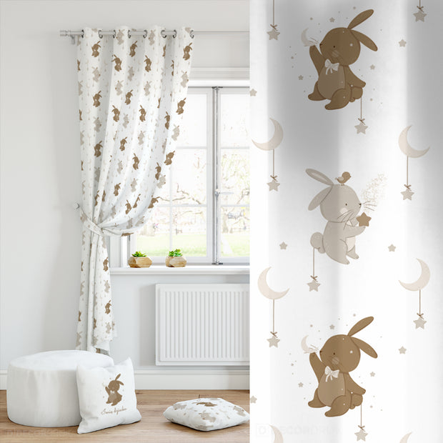 Kinderzimmer Vorhänge Hasen