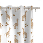Vorhänge Giraffen Kinderzimmer
