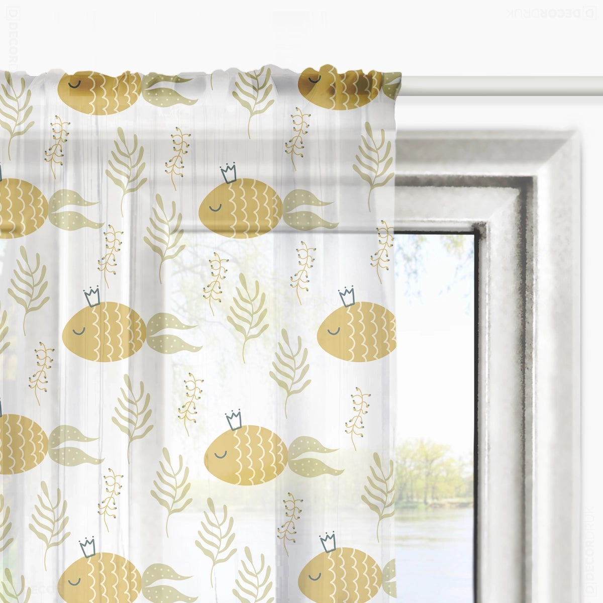 Gardinen Kinderzimmer Goldfisch