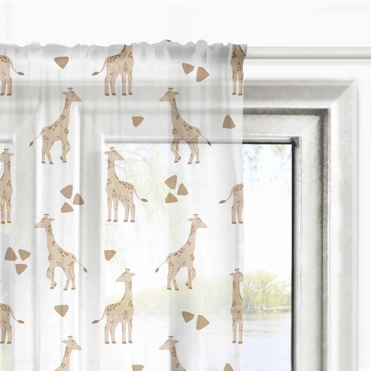 Gardinen Kinderzimmer Giraffen