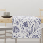Tischläufer Blaue Blumen