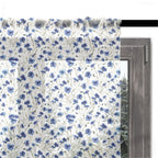 Gardinen Zimmer Kornblumen blau