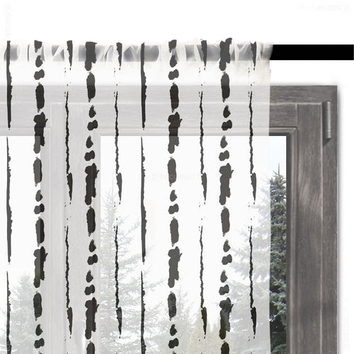 schwarz weiße Gardinen für Küche oder Wohnzimmer