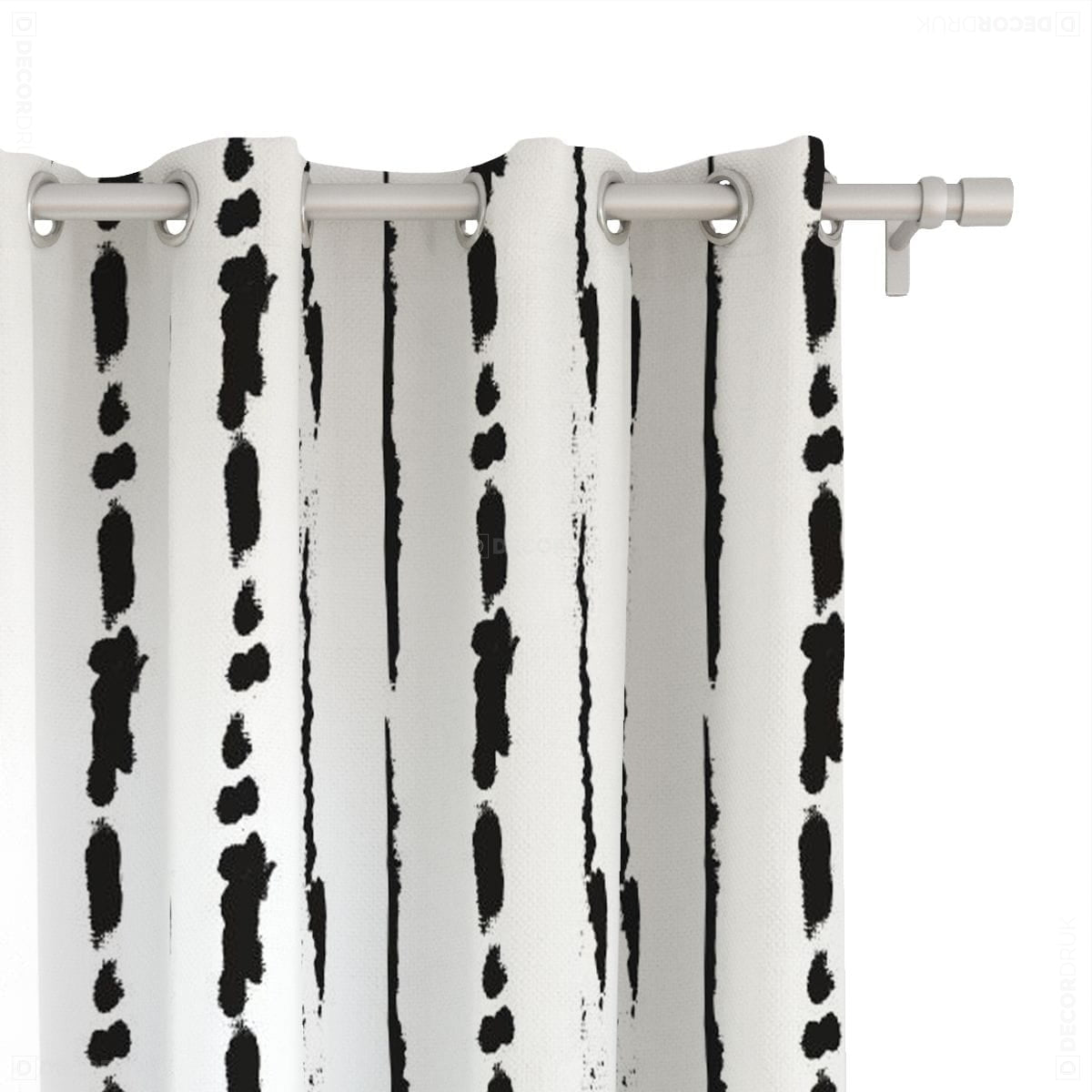 Wohnzimmer Vorhang Black&White