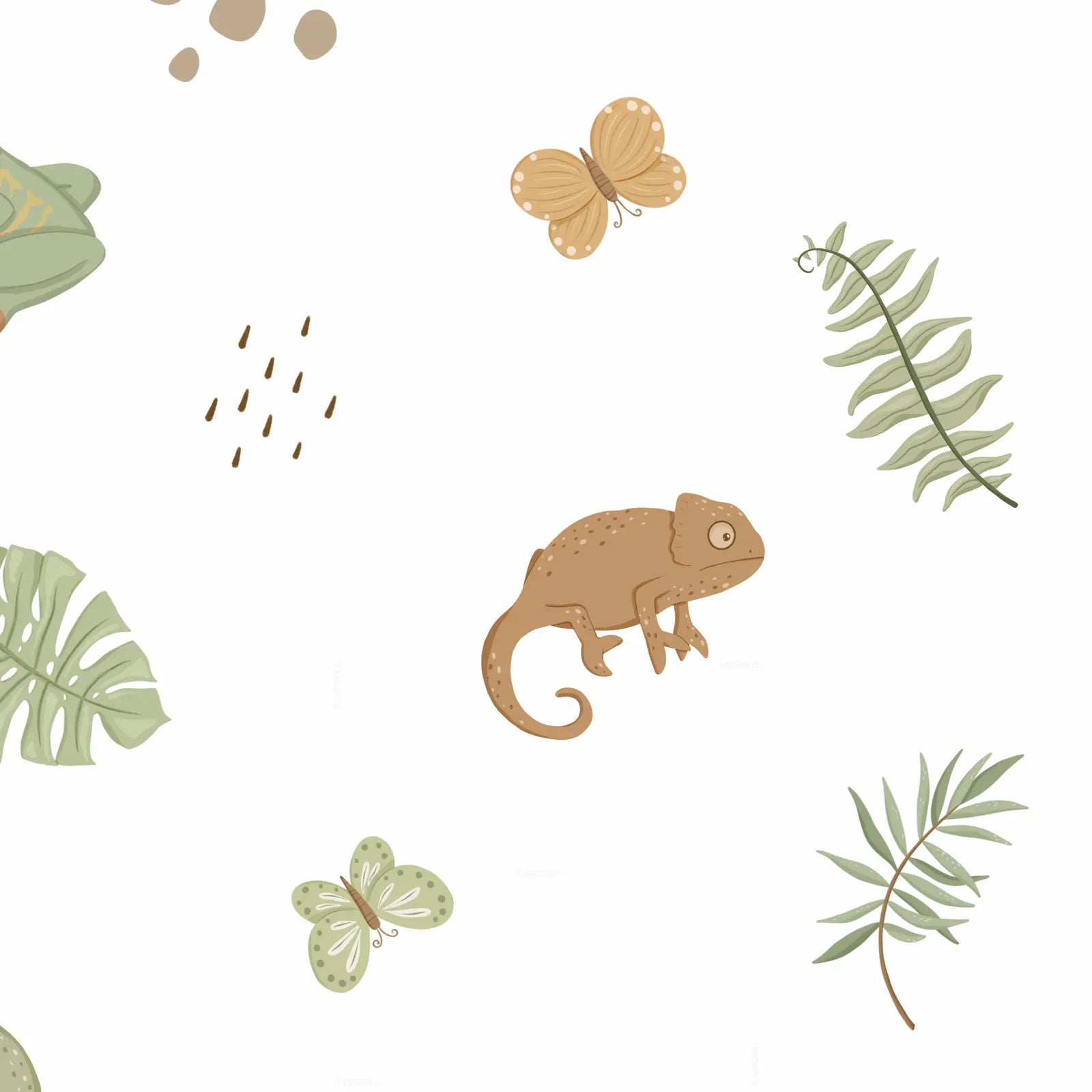 Muster Dschungeltiere Vorhänge und Gardinen