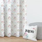 Vorhänge für Mädchenzimmer Einhorn Rosa
