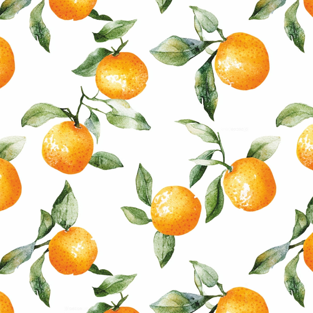 Muster Orangen für Vorhänge und Tischdecken