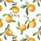 Muster Orangen für Vorhänge und Tischdecken