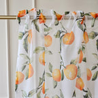 Orangen Muster Gardinen
