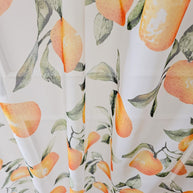 Orangen Muster Gardinen