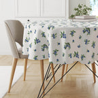 Tischdecke rund Heidelbeeren