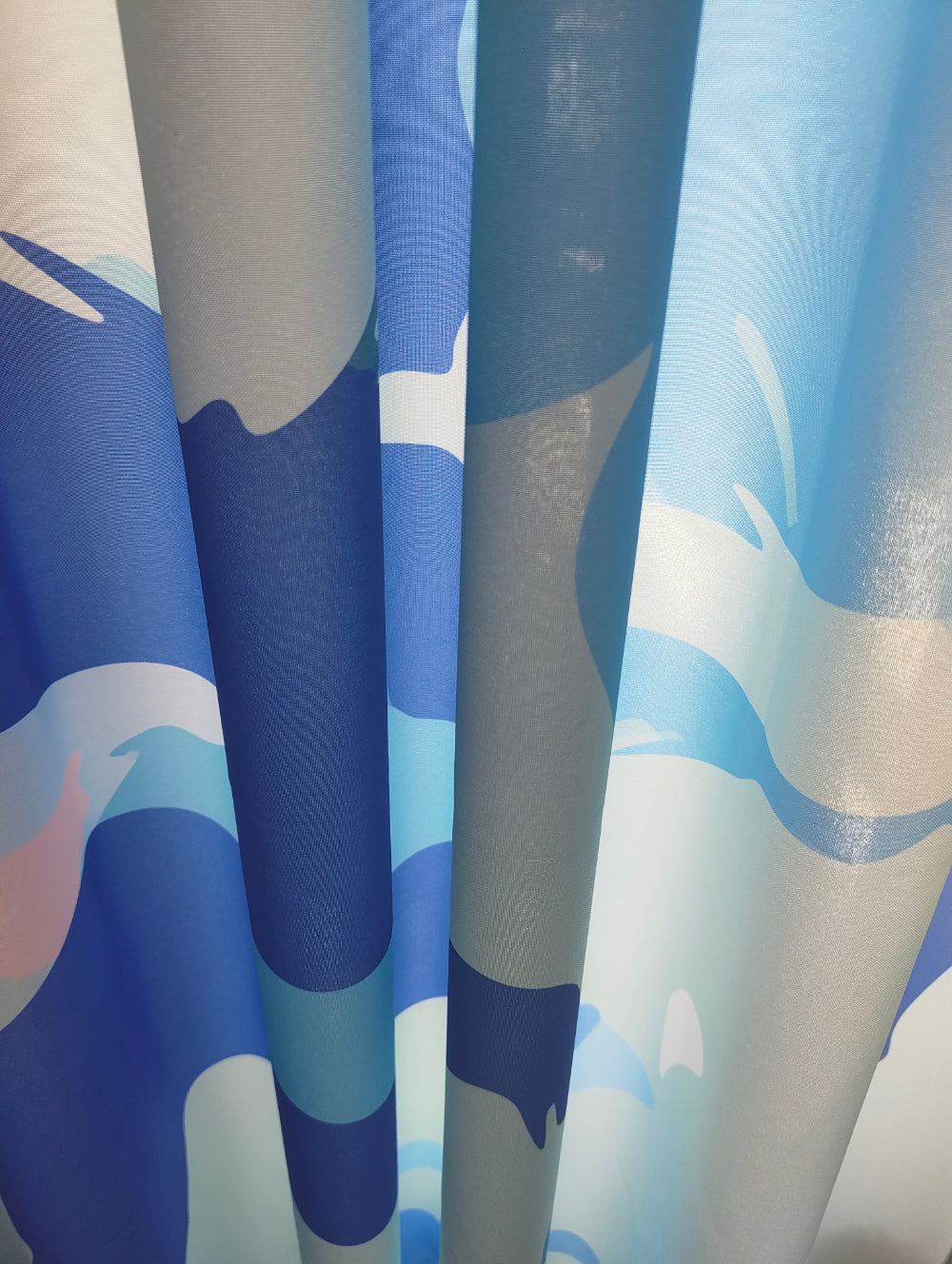 Blauer Himmer Vorhang Muster Monika Ibi Design
