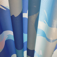 Blauer Himmer Vorhang Muster Monika Ibi Design