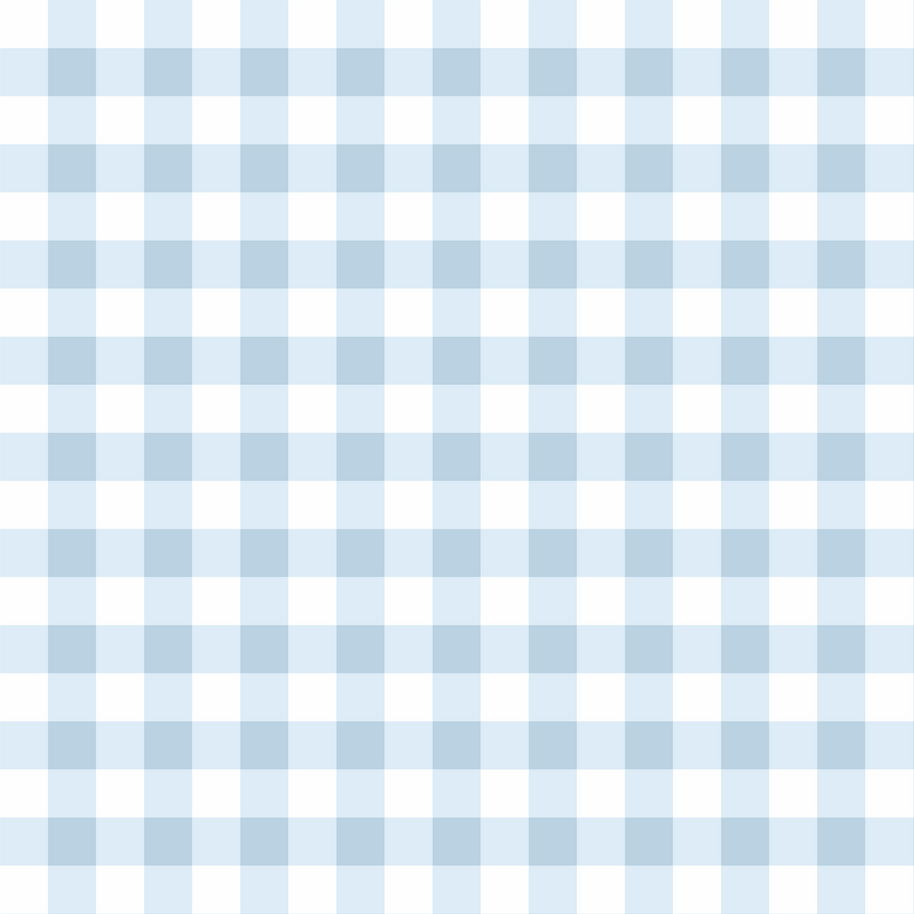 Blau Karo Kissenmuster