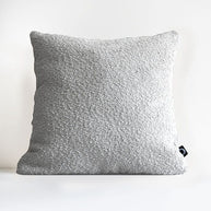 Boucle Sofa Kissen Hellgrau 40x40 und 50x50