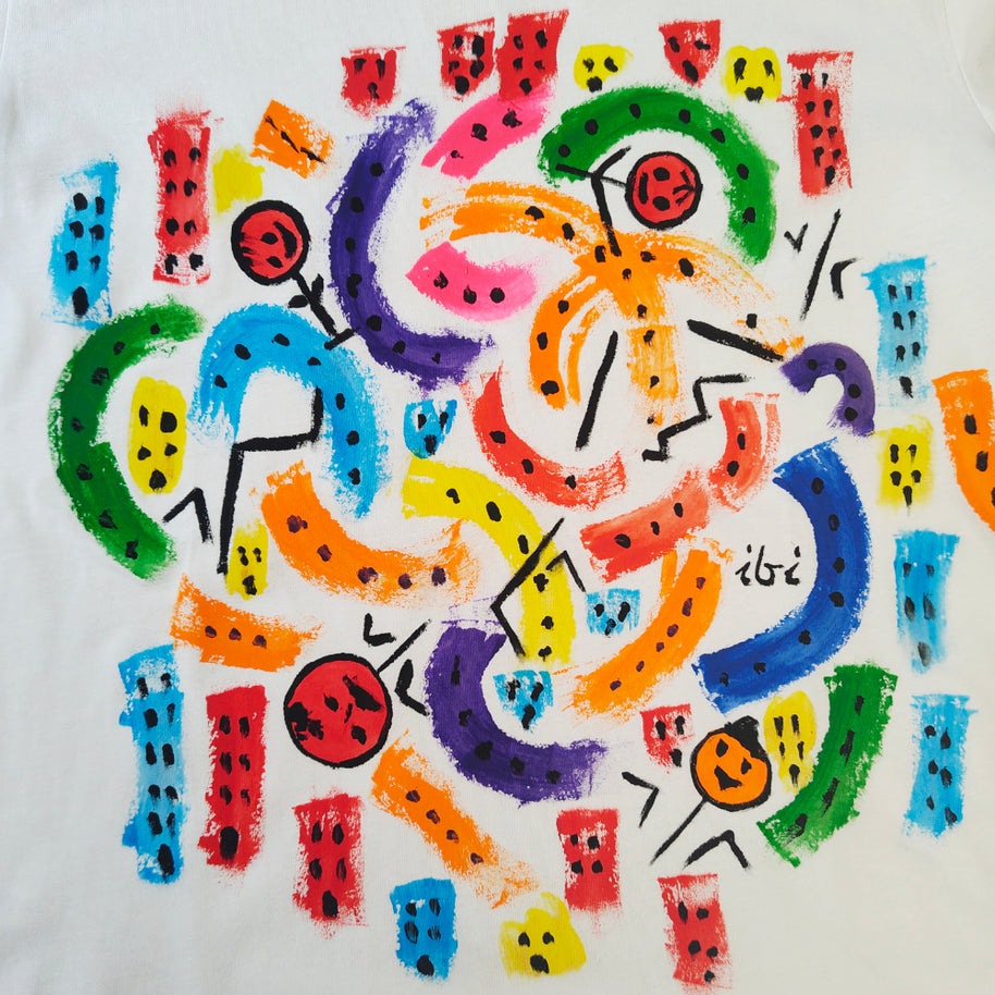 City Life Muster von Monika Ibi aus Wien handgemalt 2026