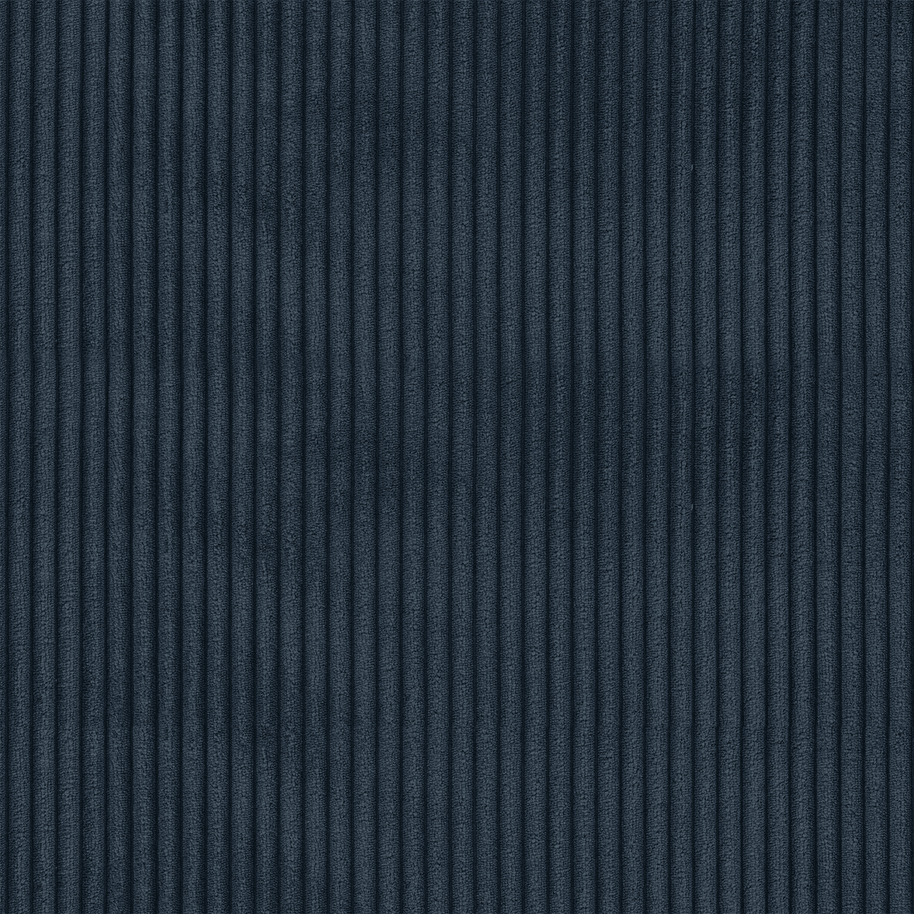 Cord Kissen Patchwork Blau
