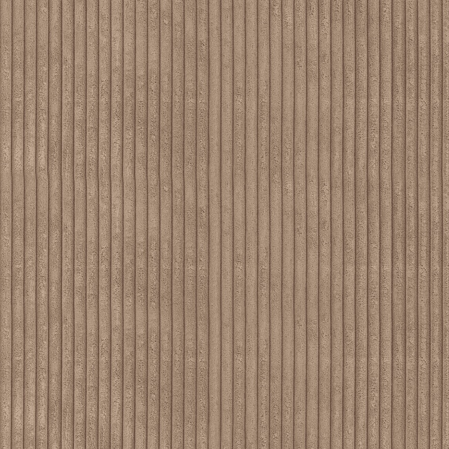 Cord Kissen Patchwork Braun