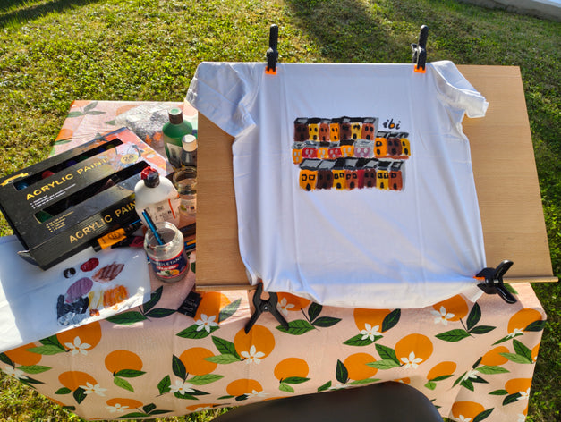 Designer T-Shirt City Print Monika Ibi