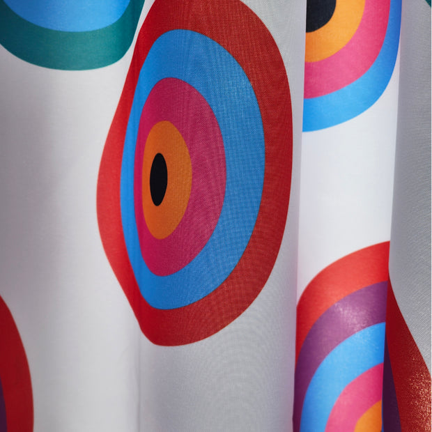 Farbenfrohe Kreise Vorhang Muster Ibi Design