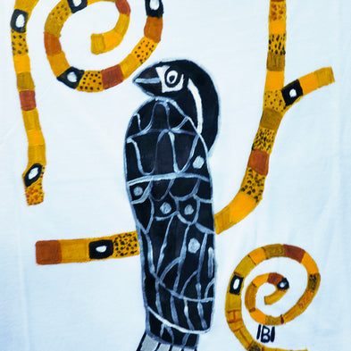 Handbemaltes T-Shirt Rabe Ibi Wien 2026
