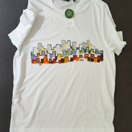 Handbemaltes T-Shirt Vienna City XL
